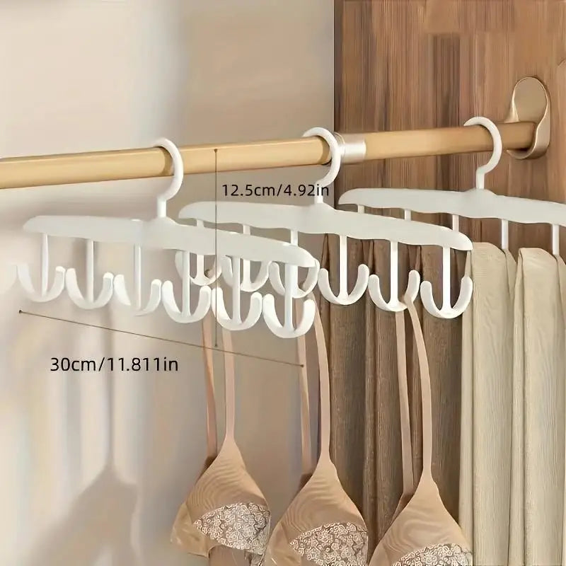 12-Hook Rotating Hanger – Space-Saving Closet Organizer for Ties by FLIPSTYLEZLLC