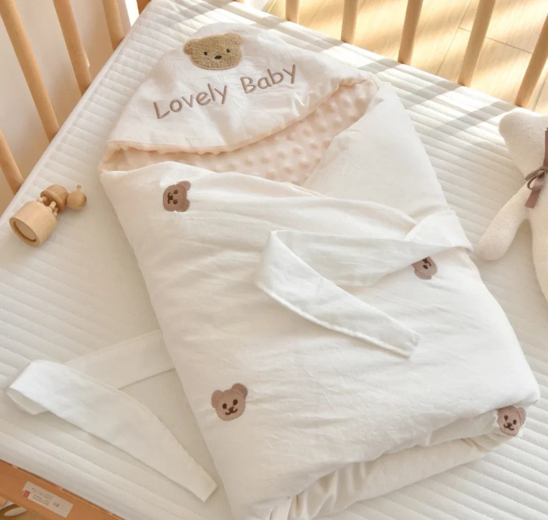 Newborn Baby Blanket Envelope Baby Receiving Blankets Boy Girl Cotton Soft Infant Swaddle Wrap Blankets For Stroller Crib Stuff by FLIPSTYLEZLLC