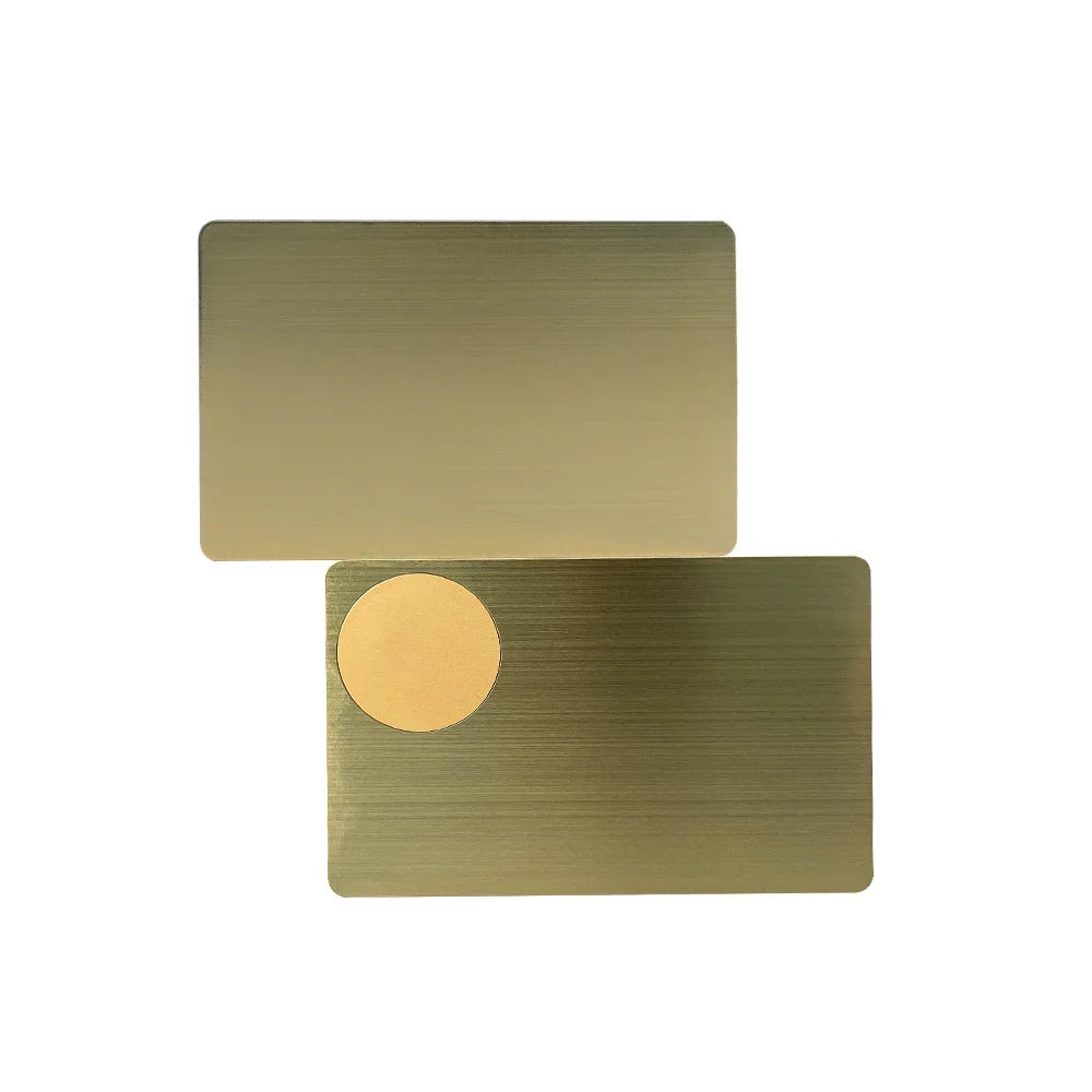 NFC Metal Card,NFC 216 Smart Business Social Digital Card,13.56MHZ,1PCS by FLIPSTYLEZLLC