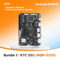 KICKPI K7C Single Board Computer,Rockchip RK3576 Development Board Android Debian Ubuntu OS for Internet of Things, Smart Home by FLIPSTYLEZLLC