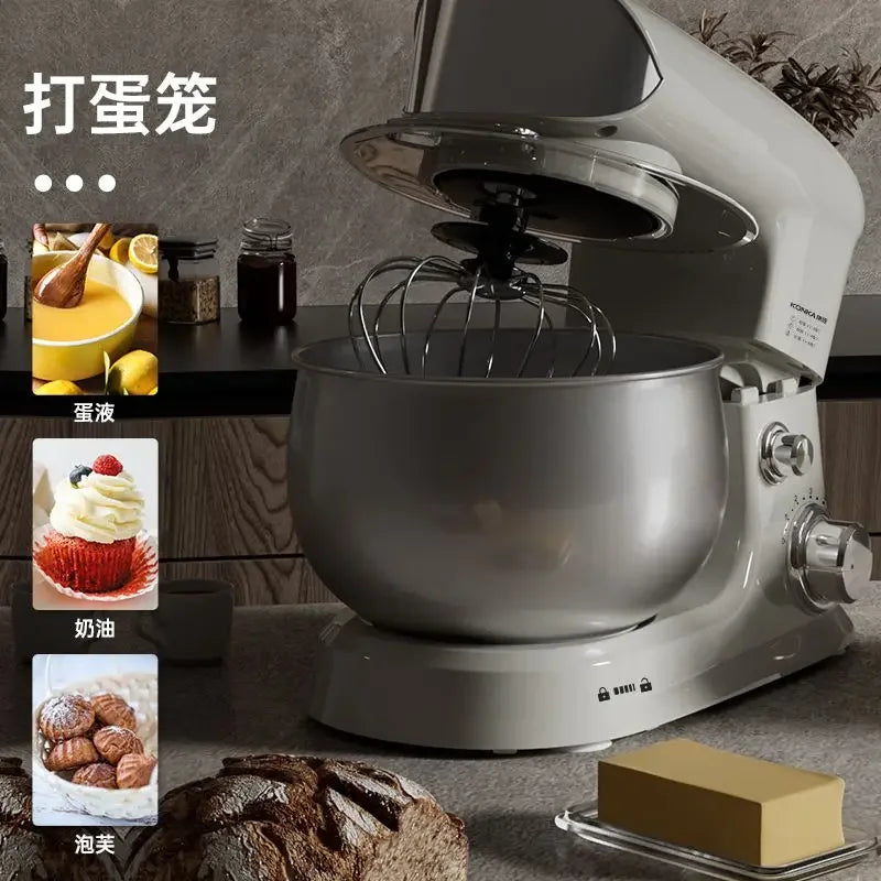 Multifunctional chef machine household small dough mixer kneading dough fully automatic household electric egg beater mixer by FLIPSTYLEZLLC