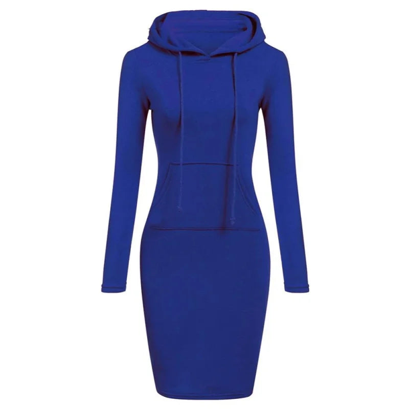 Ladies Dress Autumn Women Hooded Dresses Hoodies Women Sweatshirts Women Hoodies Dress Tops Ladies Clothing by Urban Fashion Icon