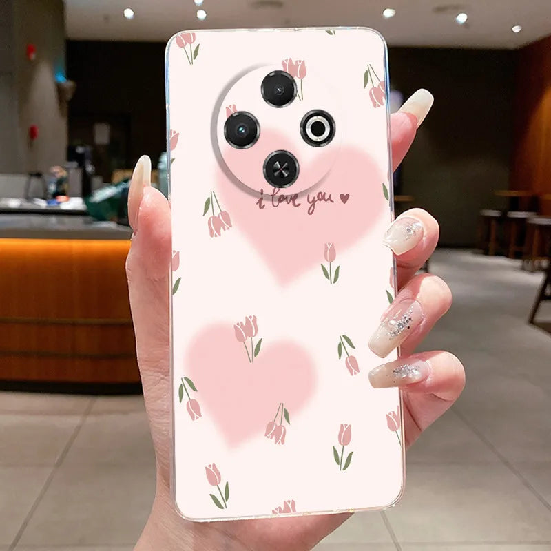 For Tecno Spark 30C Case kl5 kl5n Aesthetic Butterfly Flower Clear Soft Silicone Back Cover Techno Spark 30C Phone Case k15 k15n by FLIPSTYLEZLLC