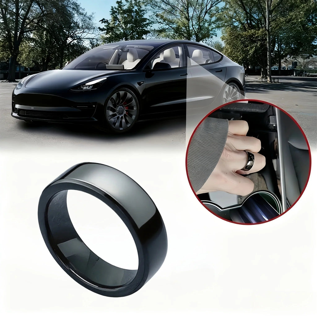 Tesla NFC Ring Waterproof Ceramic Ring Replace Car Key Card Key For Made With Original Card Chips For Tesla Model 3 Model Y by FLIPSTYLEZLLC