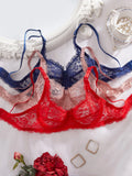 3pcs/Set Women's Sexy Lace Underwire Push Up Bra Women's Underwear Set by Ladyez