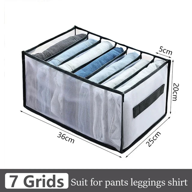 Jeans Organization Storage Box Closet Organizer Clothing Organization System Drawer Organizers Cabinet Pants Storage Organizer by FLIPSTYLEZLLC