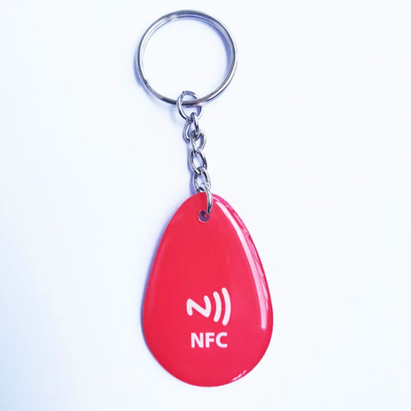 Google Review NFC Epoxy Tag NFC Key Tag Proximity 13.56MHz RFID Keychain for Increase Google Reviews by FLIPSTYLEZLLC
