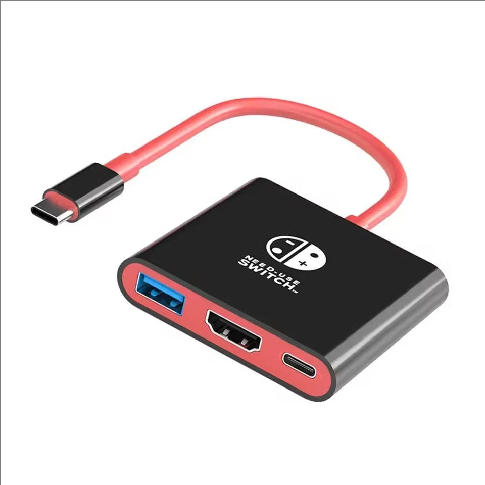 Switch1 Dock 4K HDMI USB 3.0 Hub Adapter USB C Splitter TV Portable Docking Station for Nintendo Laptops PC iPad MacBook Air Pro by FLIPSTYLEZLLC