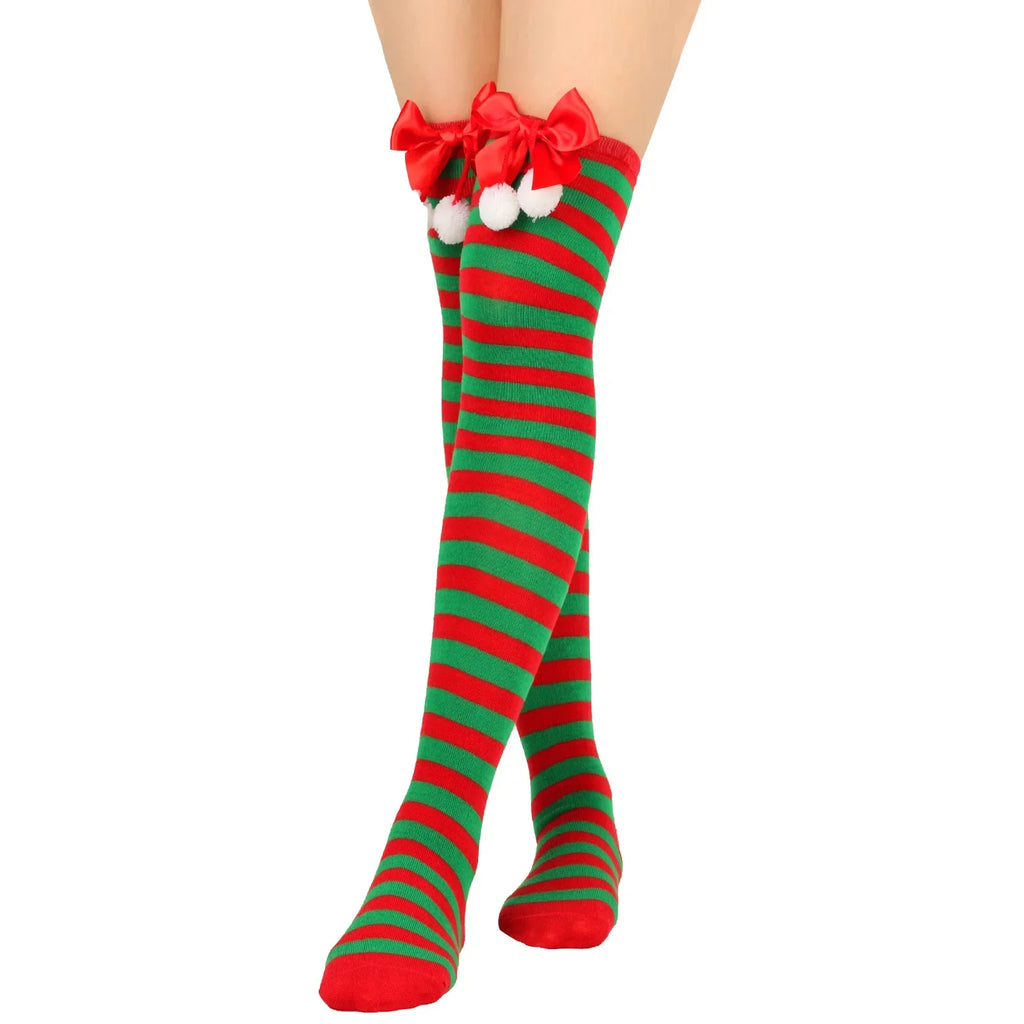 Knee High Christmas Stockings by Kore Kawaii