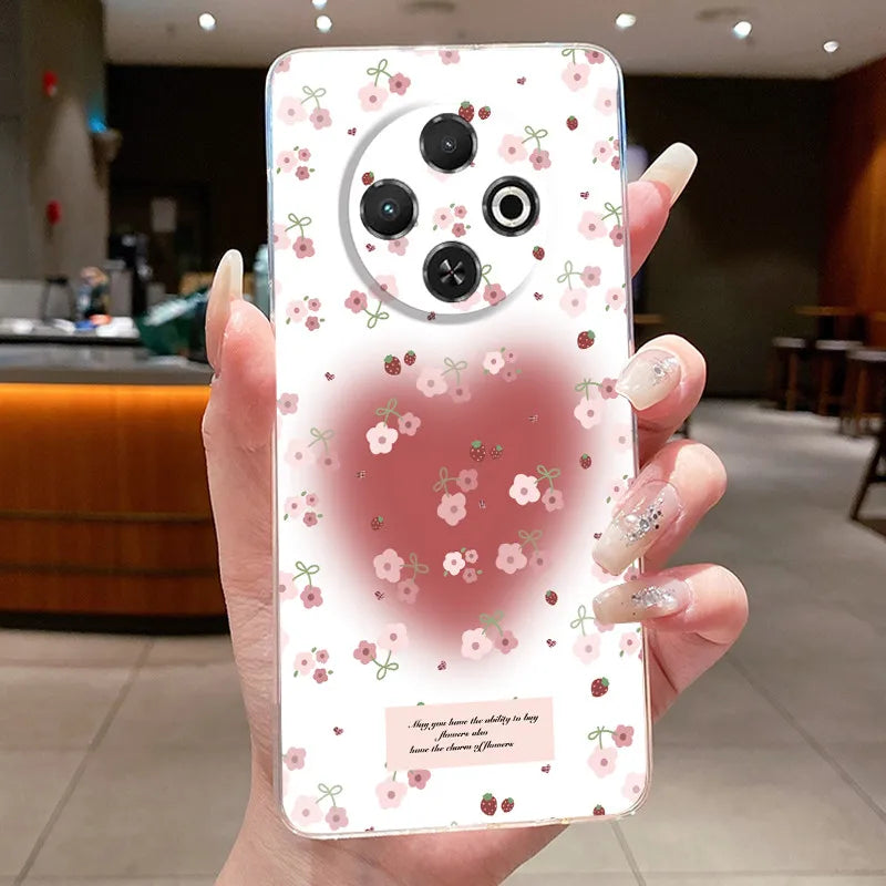 For Tecno Spark 30C Case kl5 kl5n Aesthetic Butterfly Flower Clear Soft Silicone Back Cover Techno Spark 30C Phone Case k15 k15n by FLIPSTYLEZLLC