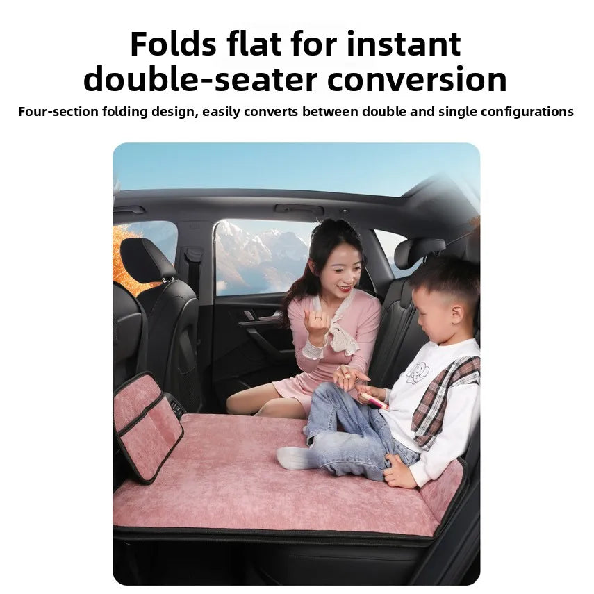 Car Rear Seat Sleeping Pad In-car Foldable Mattress Long-distance Travel Mattress Essential Sleeping Tool For Self-driving Trips by FLIPSTYLEZLLC