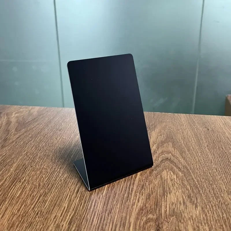 NFC White Black Blank Pattern 13.56MHz NFC215 chip 504Bytes Patternless Social media RFID NFC Google Review stand display by FLIPSTYLEZLLC