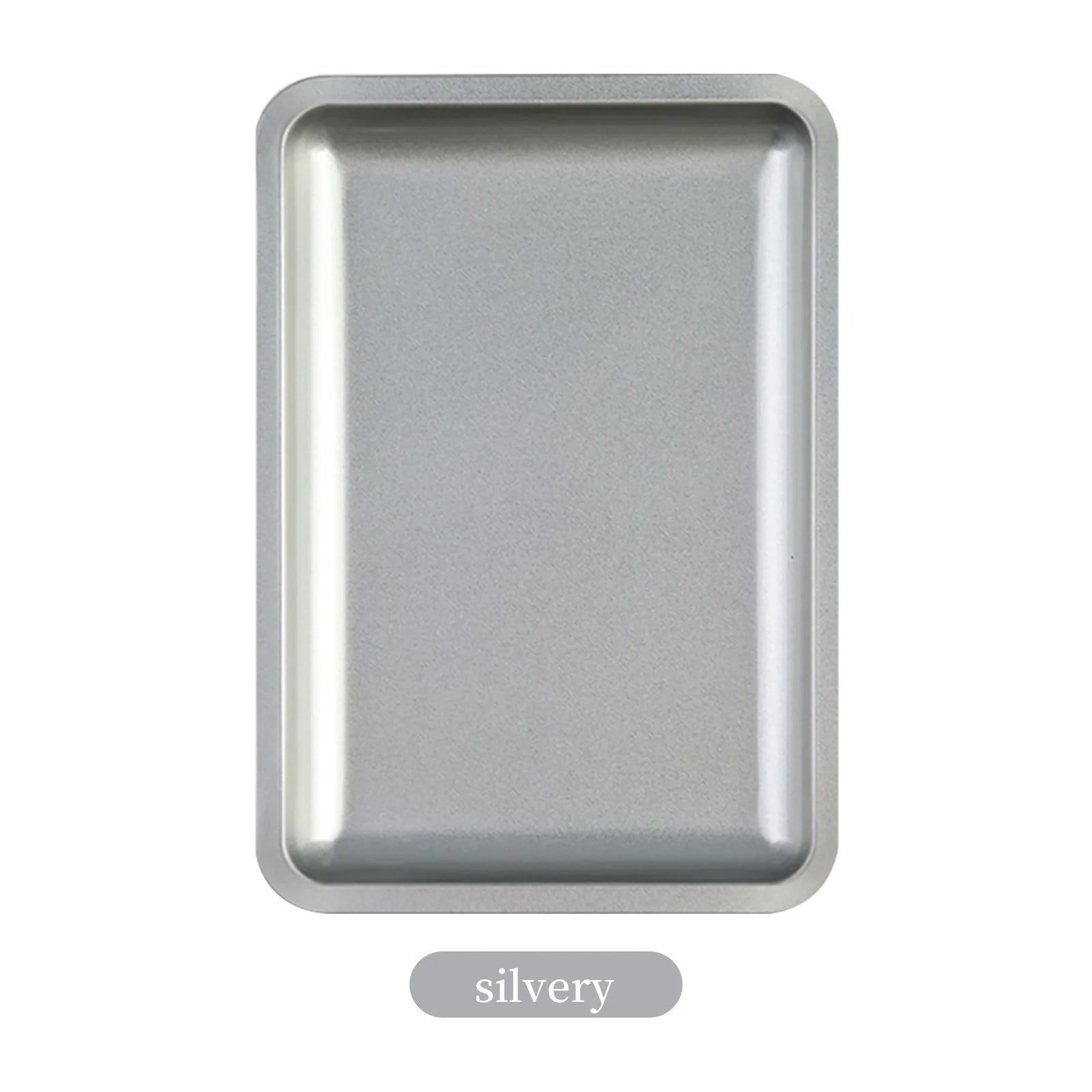 1PC Square Stainless Steel Cosmetic Storage Tray Nail Art Manicure Plate Tweezers Clippers Pens Container False Nails Dish Tools by AliExpress