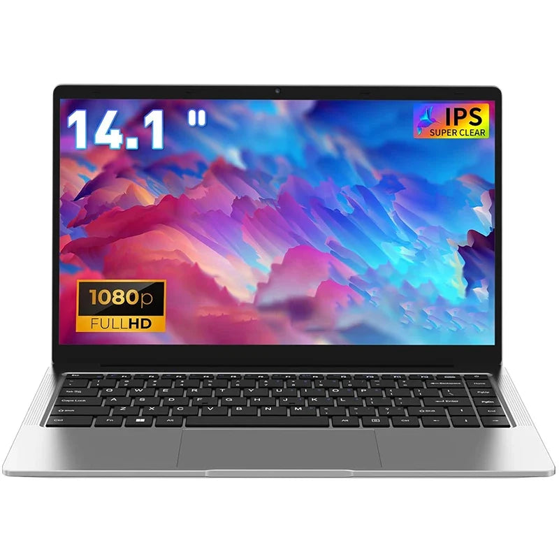 Xiaman Ultra Slim Windows 11 Laptop Computer 14.1" 12GB RAM 1TB 2TB SSD Intel A3950 Notebook 1920*1080 Office Study Computer PC by FLIPSTYLEZLLC