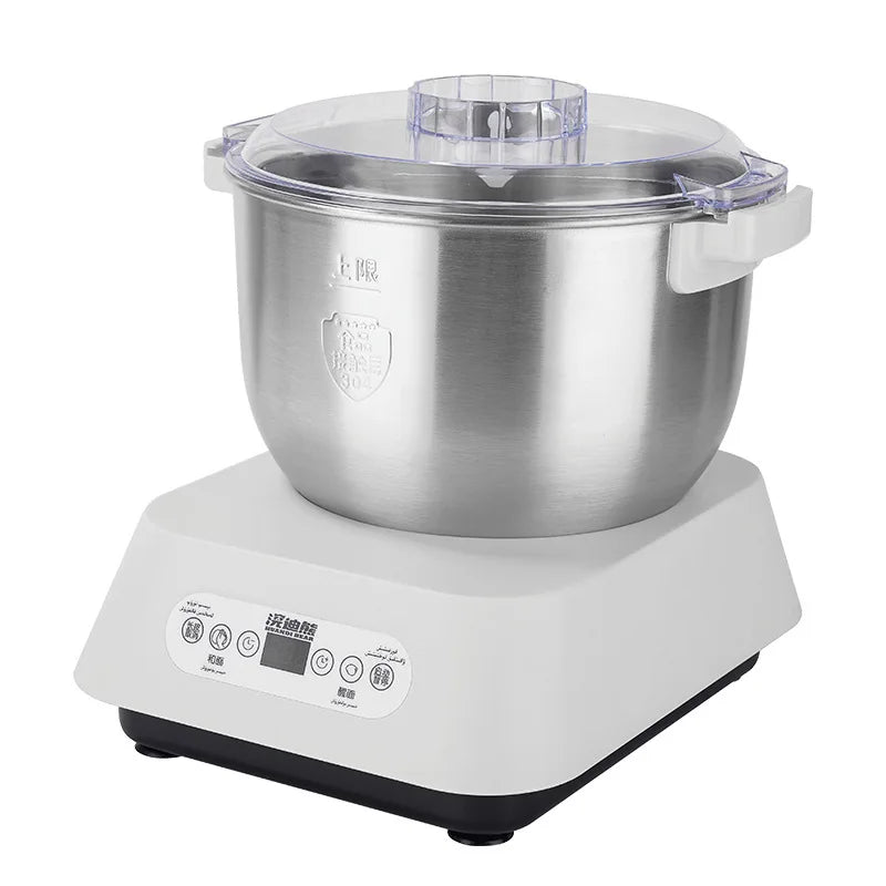 Automatic Dough Kneading Machine Constant Temperature Fermentation Proofing Multifunctional Commercial Stand Mixer 7L White by FLIPSTYLEZLLC