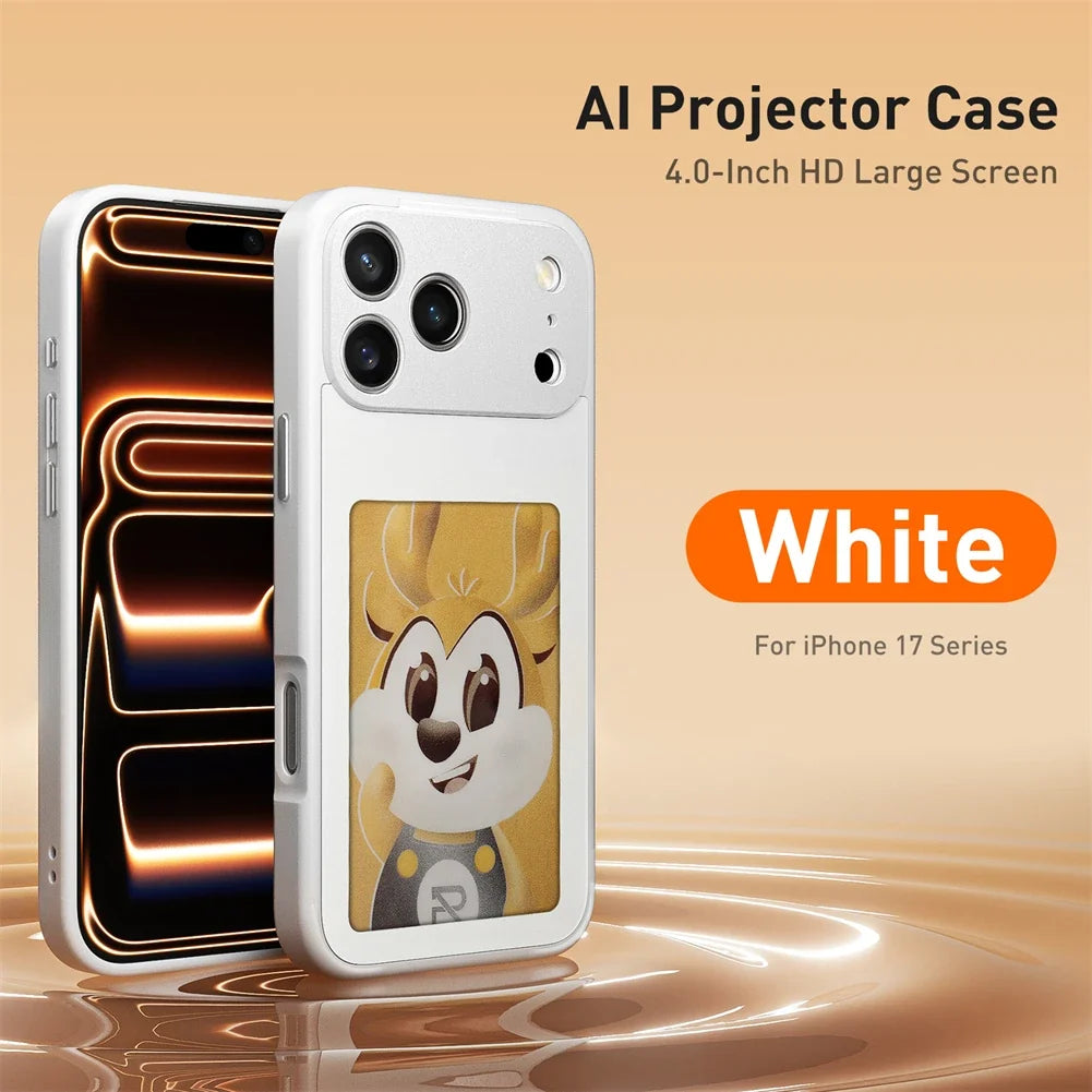 NFC Function AI Phone Cases For iPhone 17 Pro Max ink Screen DIY Luxury E ink Screen Display Customized Phone Case by FLIPSTYLEZLLC