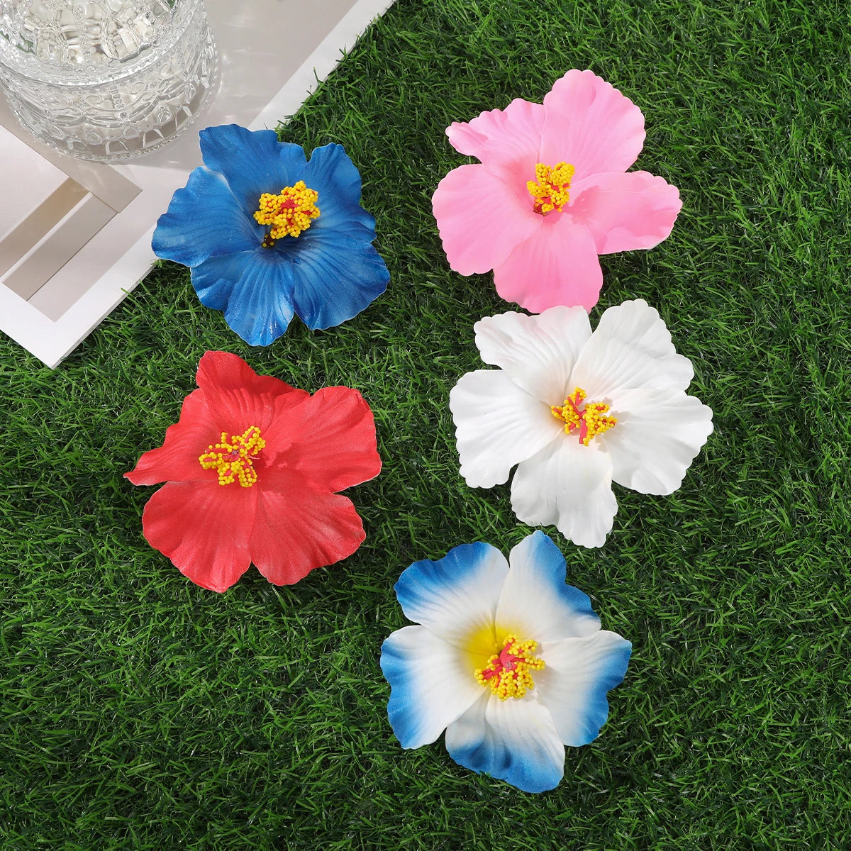 Away Hawaiian Flower Hair Clip by Raspberry Eurybia
