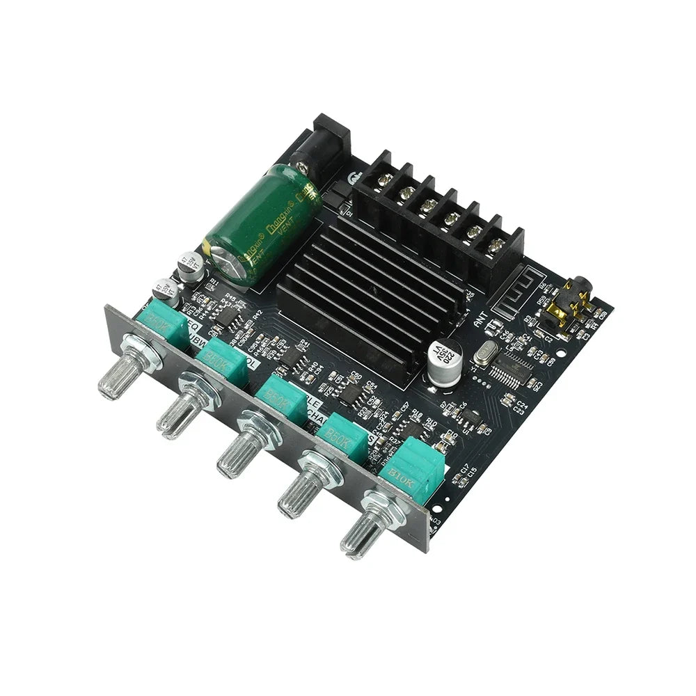 2.1 Channel BL Digital Power Amplifier Module with Subwoofer Output High Low Bass Adjustment 100W+50W+50W High Fidelity Bluetooth 5.0 Audio Board by FLIPSTYLEZLLC