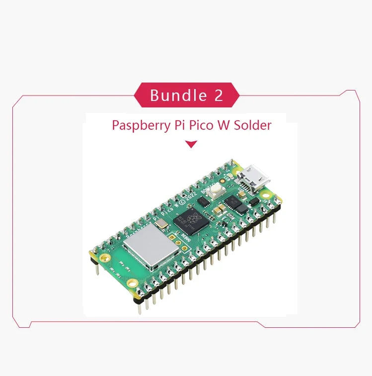 Original Raspberry Pi Pico/2, Pico with Wireless WiFi Development Board, Pico or Pico H with Pin Header, Support MicroPython/C++ by FLIPSTYLEZLLC