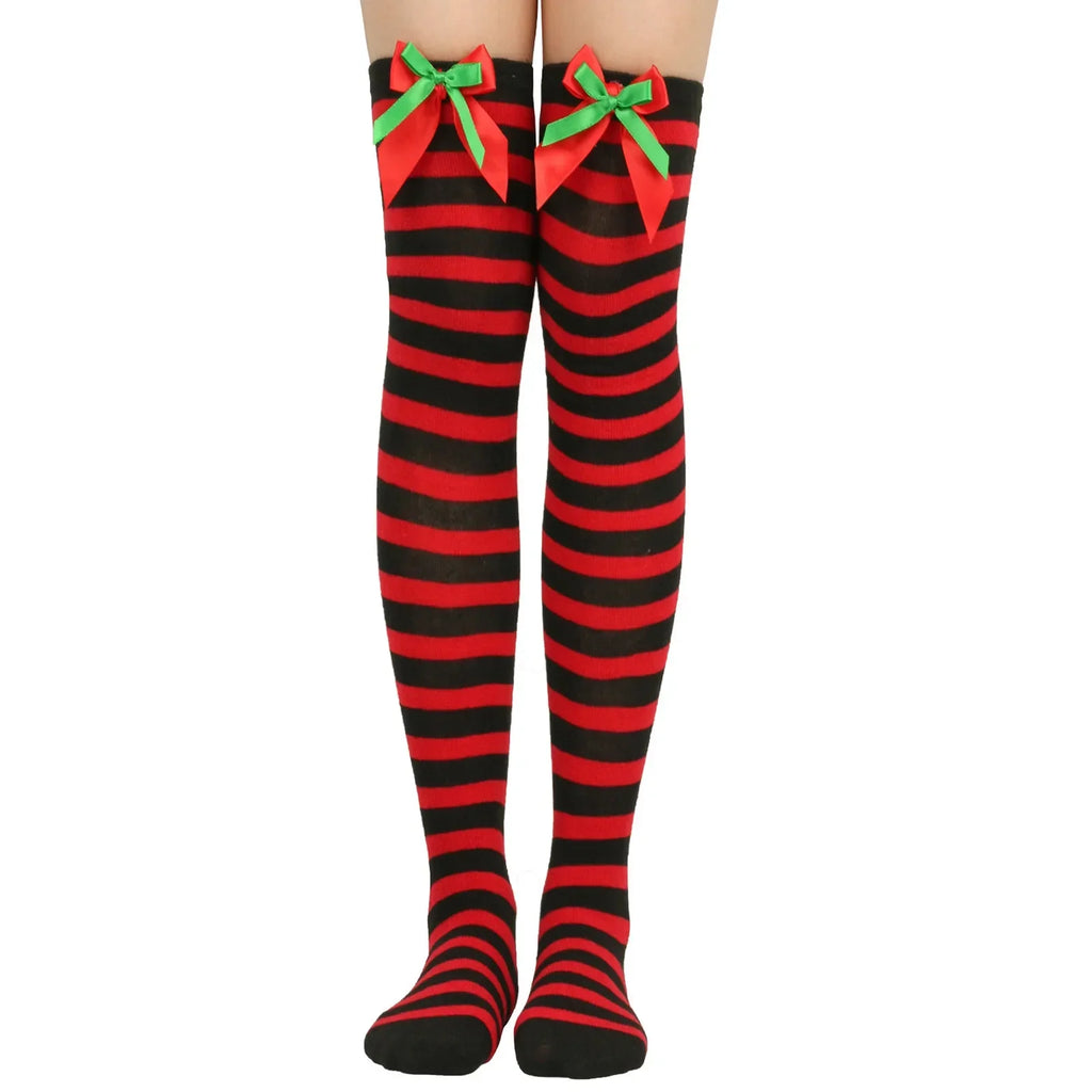 Knee High Christmas Stockings by Kore Kawaii