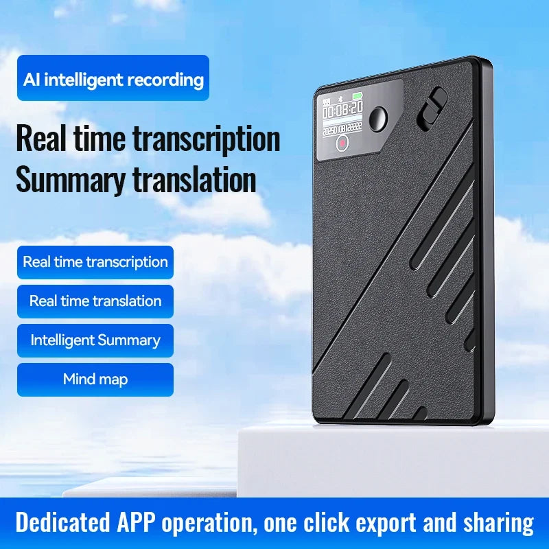 AI Voice Recorder Intelligence APP GPT Control Audio Mind Map Real Time Transcription/Summary/Translation Phone Calls Recording by FLIPSTYLEZLLC