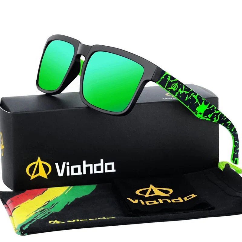 VIAHDA Cycling Sunglasses Eye Protector Anti Radiation Lens Outdoor Sport Goggle Clear Protection Windproof Glasses by FLIPSTYLEZLLC