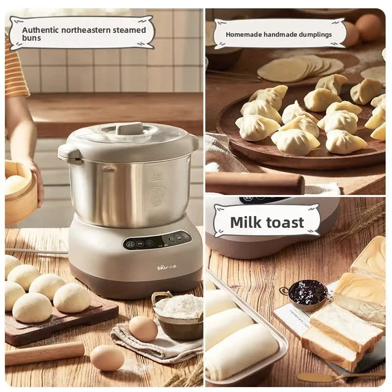 Automatic Dough Kneader Machine, Large Capacity Home Flour Mixer with Fermentation, Heavy Duty Stable Non-Shake Body by FLIPSTYLEZLLC