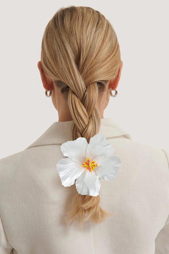 Away Hawaiian Flower Hair Clip by Raspberry Eurybia
