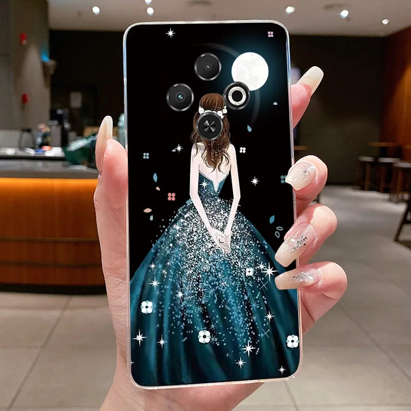 For Tecno Spark 30C Case kl5 kl5n Aesthetic Butterfly Flower Clear Soft Silicone Back Cover Techno Spark 30C Phone Case k15 k15n by FLIPSTYLEZLLC