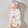 Cotton Baby Swaddle Anti-shock Sleeping Blanket Summer Thin Swaddling Wrap for Newborn Baby Sleeping Bag Bedding Items by FLIPSTYLEZLLC