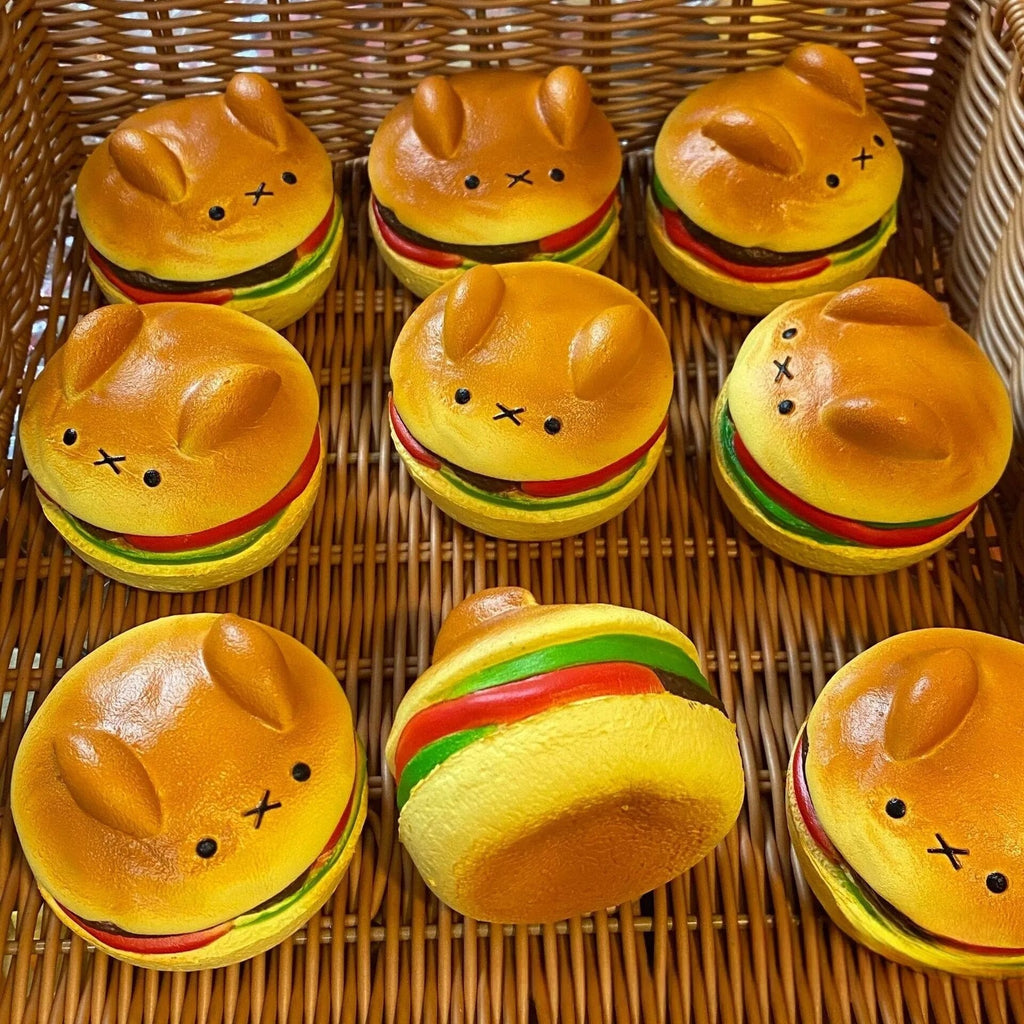 Hamburger Bear Squish Toy by Kore Kawaii