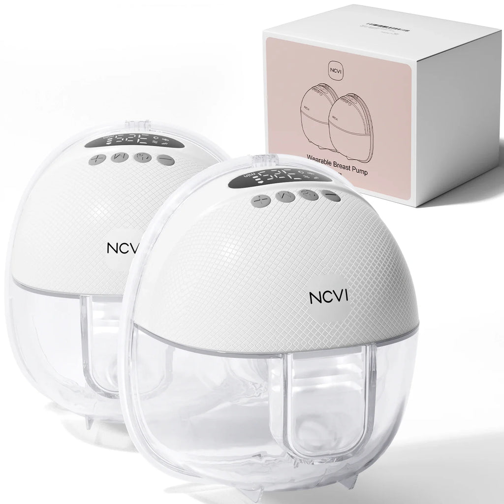 NCVI Electric Breast Pump,Hands-Free for Breastfeeding Pump, Ultra-Quiet Portable Wireless Pump, 3 Flange Sizes(19/21/24mm) by FLIPSTYLEZLLC