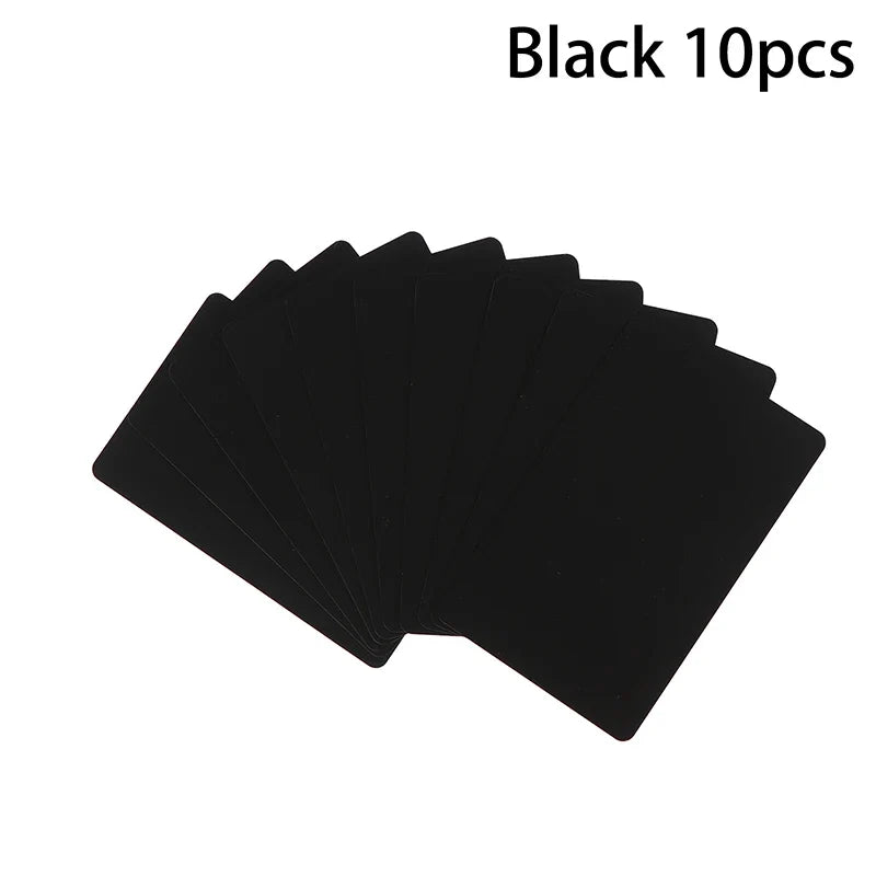 NFC215 Black White Cards Rewritable NFC NT-AG215 PVC Cards Blank Easy Convenient Programmable NFC Business Card by FLIPSTYLEZLLC