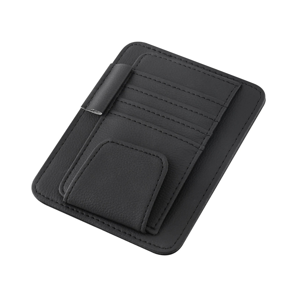 Car Visor Organizer Multi-Pocket Pouch Bag Card Glasses Storage Holder by AliExpress
