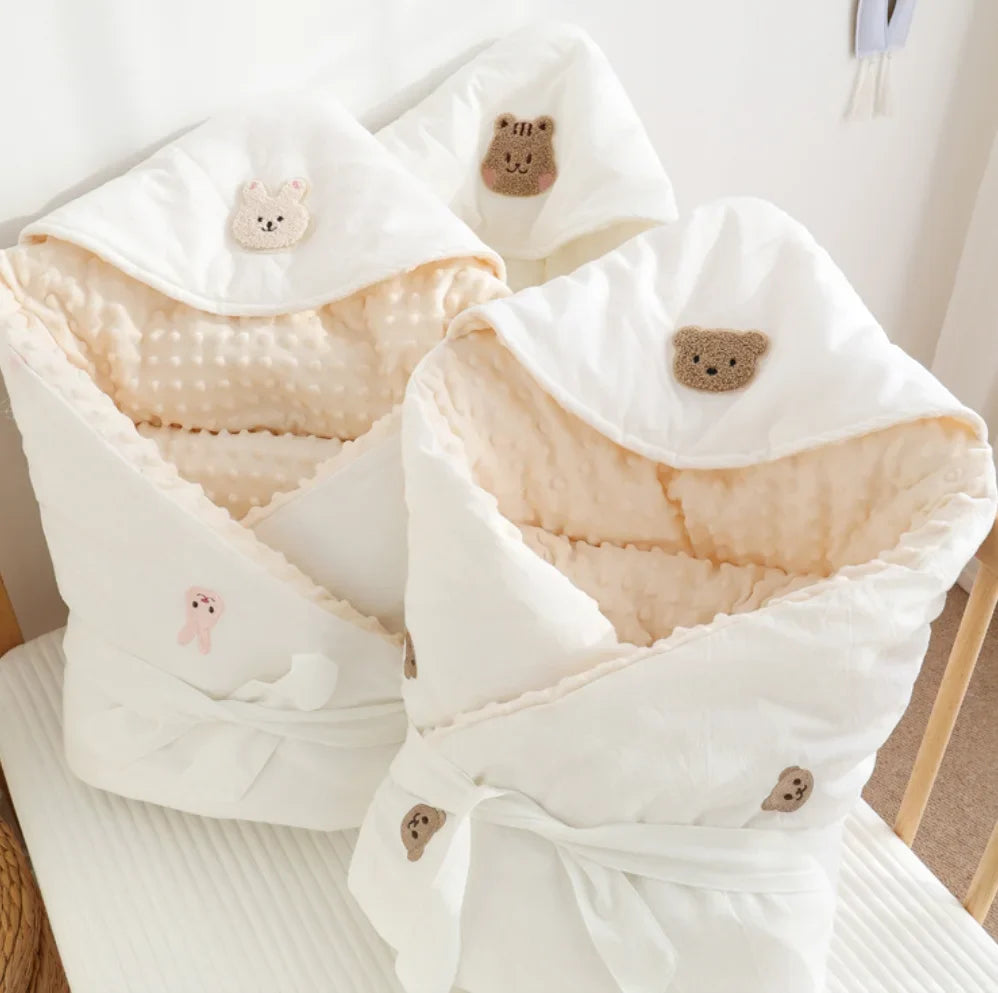 Newborn Baby Blanket Envelope Baby Receiving Blankets Boy Girl Cotton Soft Infant Swaddle Wrap Blankets For Stroller Crib Stuff by FLIPSTYLEZLLC