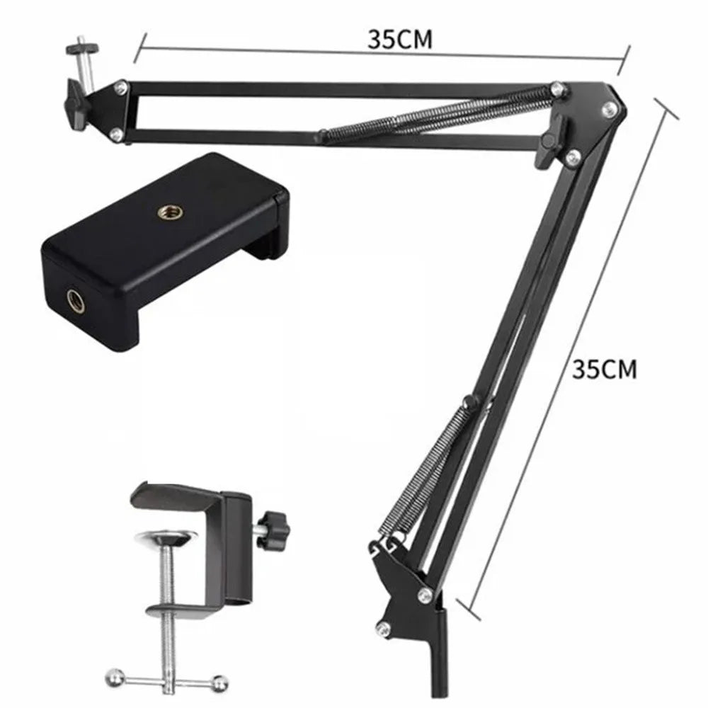 2025 NEW Flexible Arm Tripod For Phone Stand Table Folded Anchor 360° Rotation Online Desktop Laptop Video Live Shot Photography by Noventix