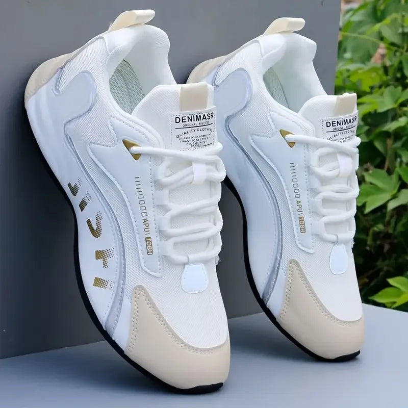 [Breathable | Lightweight] Breathable | Lightweight 1 Pair Men's Training Shoes with Height Increase | Lace-up, Comfortable, for by FLIPSTYLEZLLC