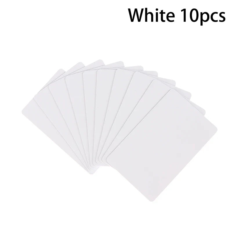NFC215 Black White Cards Rewritable NFC NT-AG215 PVC Cards Blank Easy Convenient Programmable NFC Business Card by FLIPSTYLEZLLC