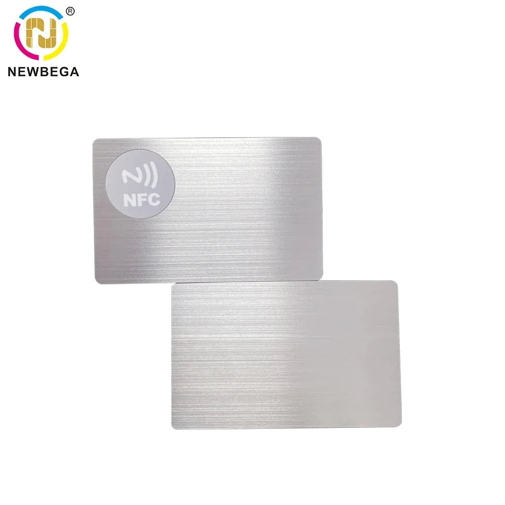NFC Metal Card,NFC 216 Smart Business Social Digital Card,13.56MHZ,1PCS by FLIPSTYLEZLLC