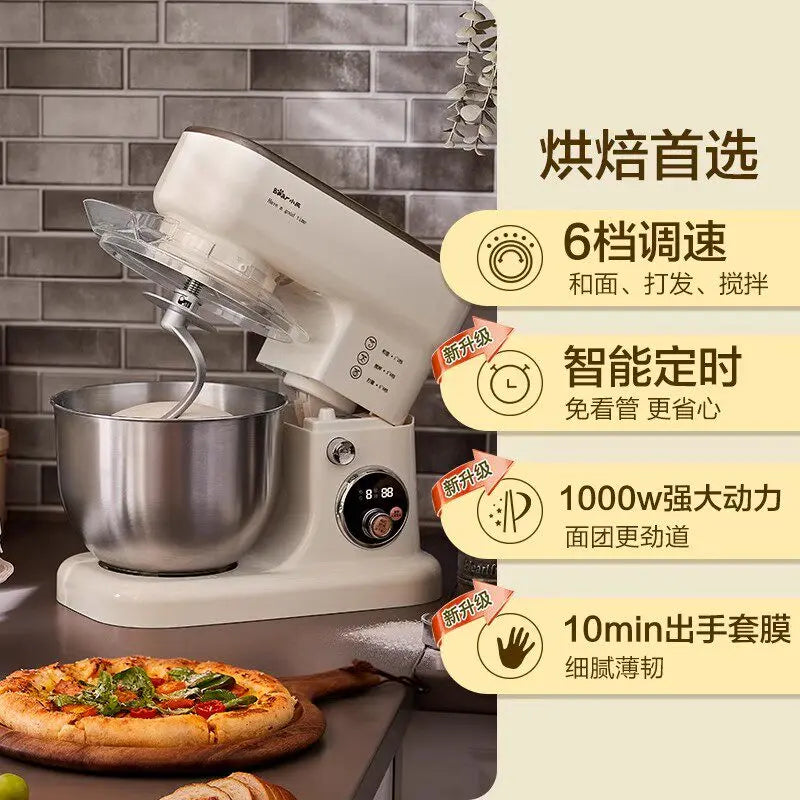 Bear Stand Mixer Small Household Dough Maker Kneading Machine Multifunctional Automatic All-in-One for Mixing & Whisking by FLIPSTYLEZLLC