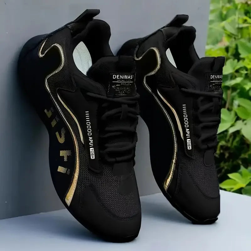 [Breathable | Lightweight] Breathable | Lightweight 1 Pair Men's Training Shoes with Height Increase | Lace-up, Comfortable, for by FLIPSTYLEZLLC