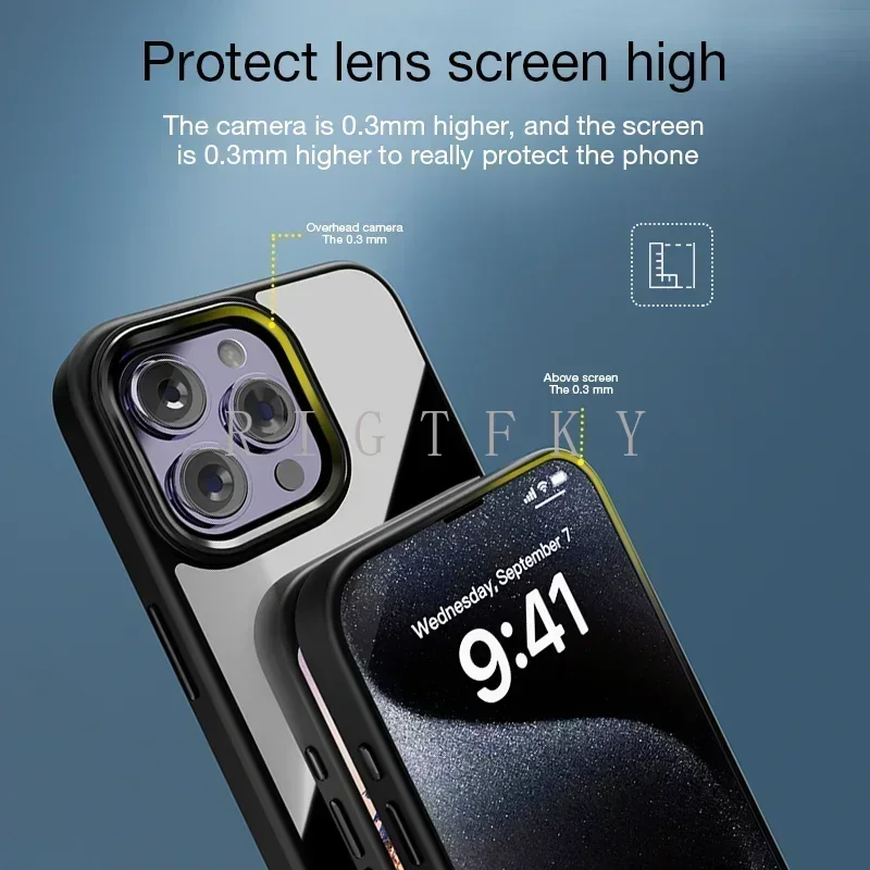 NFC Smart Screen Projection E Ink Painting Picture Phone Case For iPhone 17Pro Max 16 15 14 13 12Pro Cartoon Cover Battery Free by FLIPSTYLEZLLC