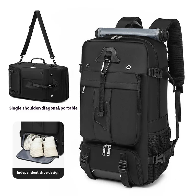 55L Large Capacity Travel Bag For Men 15.6 Inch Laptop Suitcase Backpack Multi-function Waterproof Backpack Outdoor Camping Bags by FLIPSTYLEZLLC