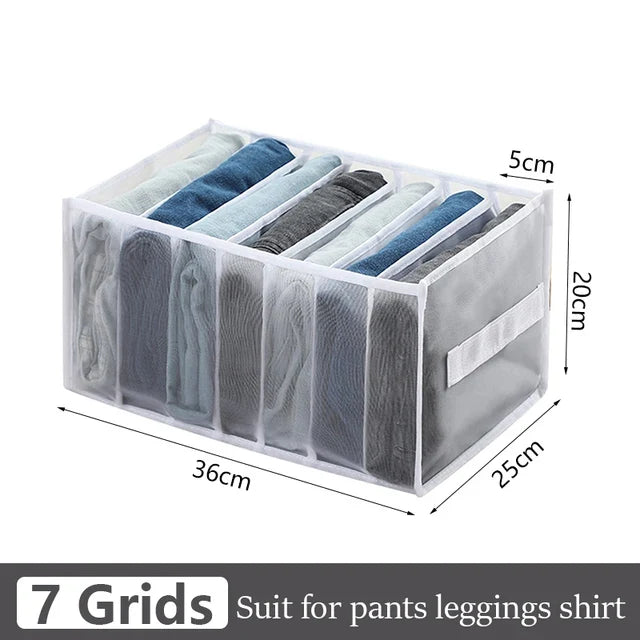 Jeans Organization Storage Box Closet Organizer Clothing Organization System Drawer Organizers Cabinet Pants Storage Organizer by FLIPSTYLEZLLC