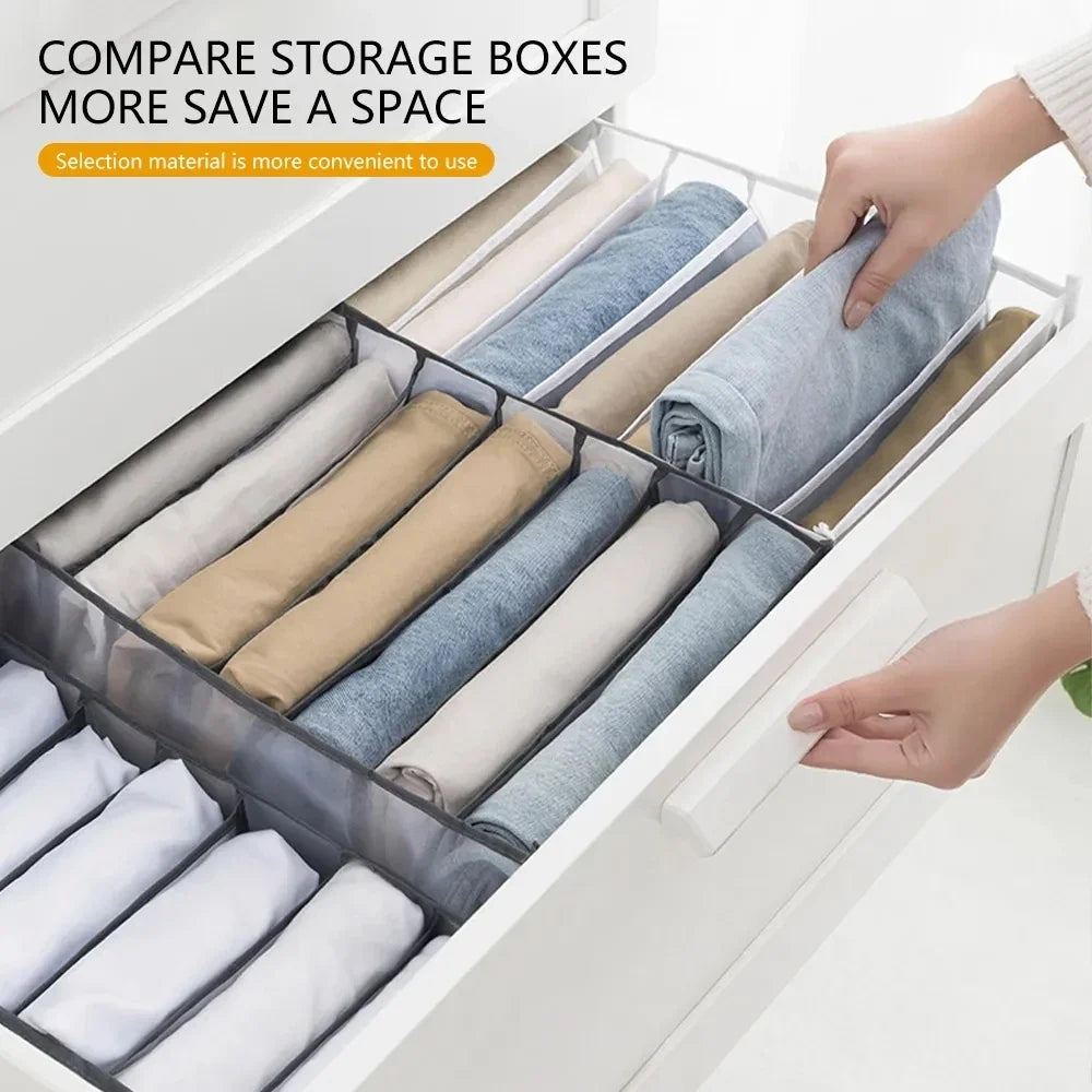 Jeans Organization Storage Box Closet Organizer Clothing Organization System Drawer Organizers Cabinet Pants Storage Organizer by FLIPSTYLEZLLC