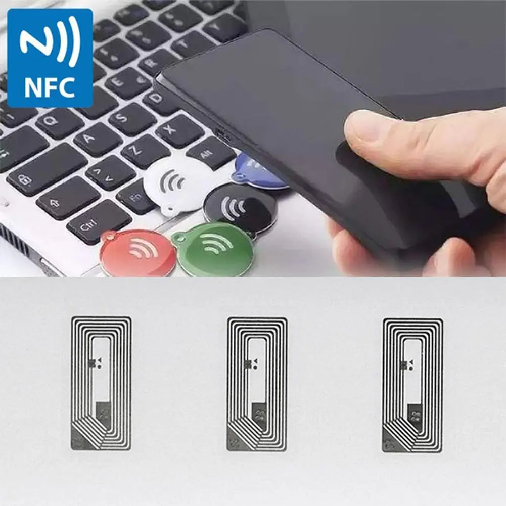 10pcs NFC Chip Ntag213 Sticker Wet Inlay 13.56mhz RFID NTAG 213 Label by FLIPSTYLEZLLC