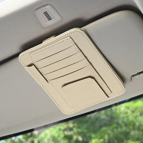 Car Visor Organizer Multi-Pocket Pouch Bag Card Glasses Storage Holder by AliExpress