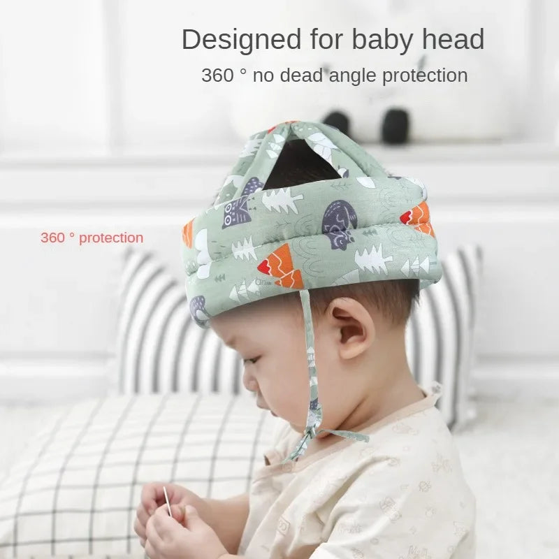 Anti Collision Head Learning To Walk Baby Walking Hat New Baby Headrest Anti Fall Device Head Breathable Safety Protection Pad by FLIPSTYLEZLLC