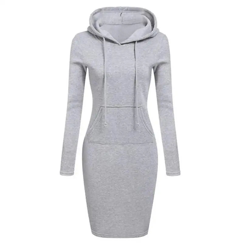 Ladies Dress Autumn Women Hooded Dresses Hoodies Women Sweatshirts Women Hoodies Dress Tops Ladies Clothing by Urban Fashion Icon