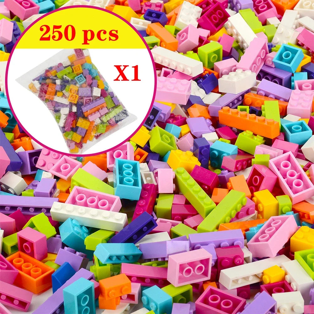 1000 Pcs Parts 500 Pieces Creative Designer DIY Toys Boy Girl Friend Model Building Blocks MOC Classical Bricks Christmas Gift by FLIPSTYLEZLLC